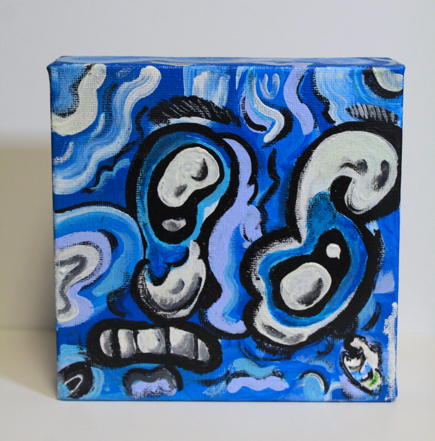 The Bluest Man - 6x6 block